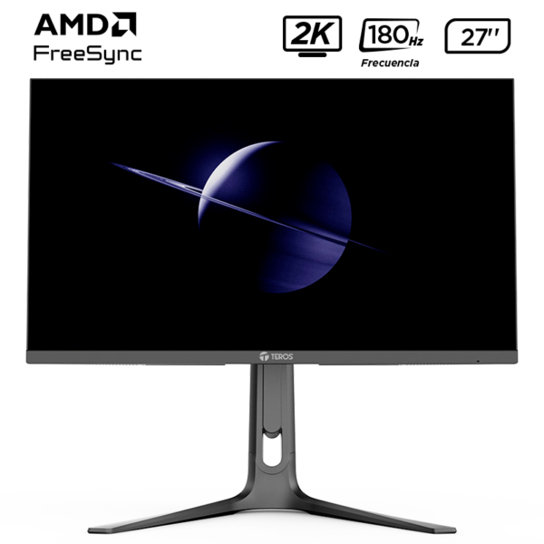 MONITOR GAMER TEROS TE-2753G, 27" 2K QHD IPS, 180 Hz, 1 ms, HDMI, DP 