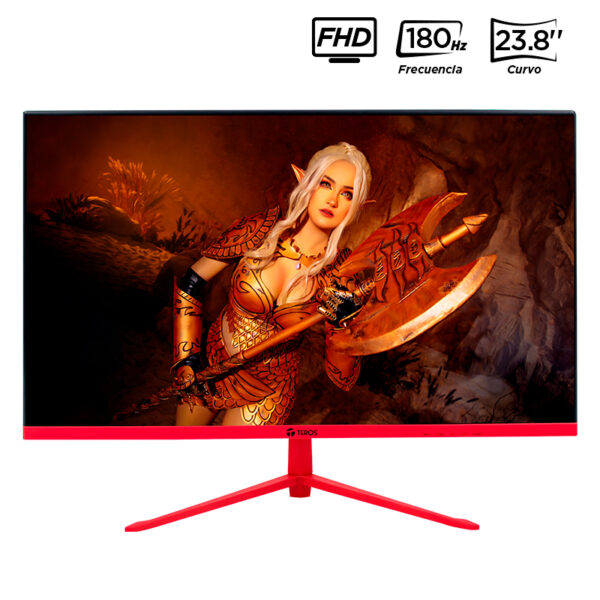 MONITOR CURVO GAMER TEROS TE-2473G, 23.8" FHD VA, HDMI, DP 
