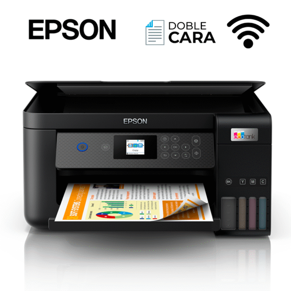 MULTIFUNCIONAL DE TINTA EPSON ECOTANK L4260, IMPRIME / ESCANEA / COPIA / DOBLE CARA / WIFI / USB