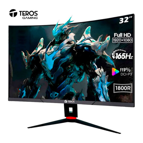 MONITOR TEROS TE-3215G 32'' FHD 165HZ 1MS CURVO