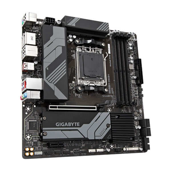 PLACA MADRE GIGABYTE B650M DS3H S/V/L DDR5 - Imagen 2