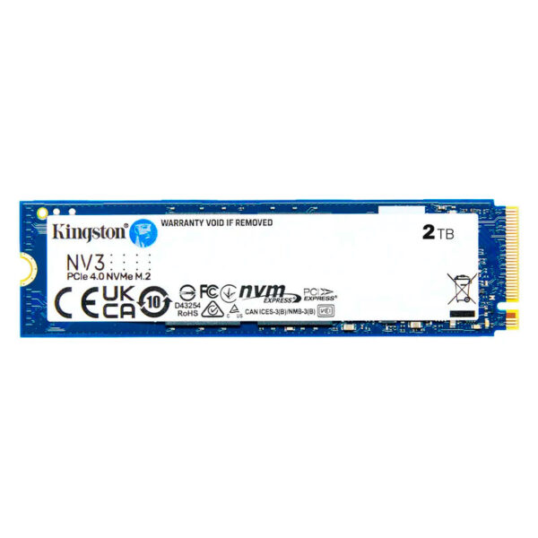 SSD KINGSTON 2TB NV3 NVME PCLe 4.0 6000MB/s
