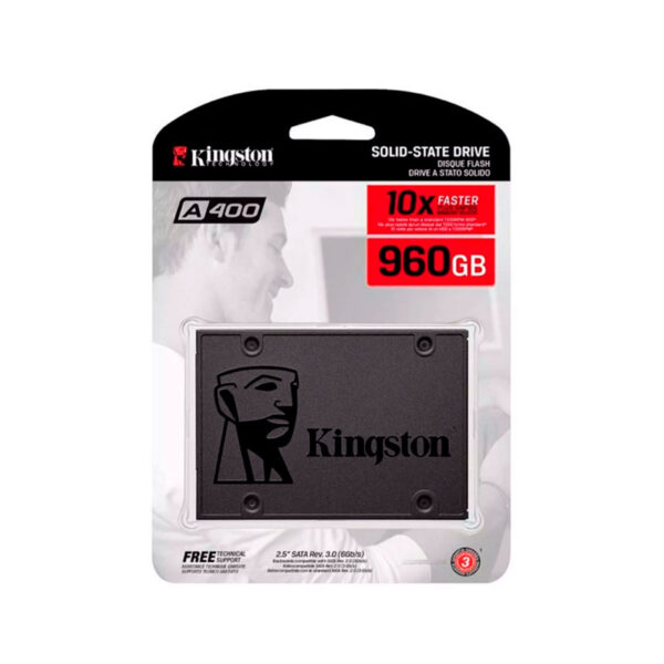 SSD KINGSTON 960GB A400 2.5P' SATA
