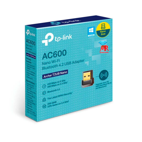 ADAPTADOR WIFI TPLINK ARCHER T2UB NANO BLUETOOTH 4.2