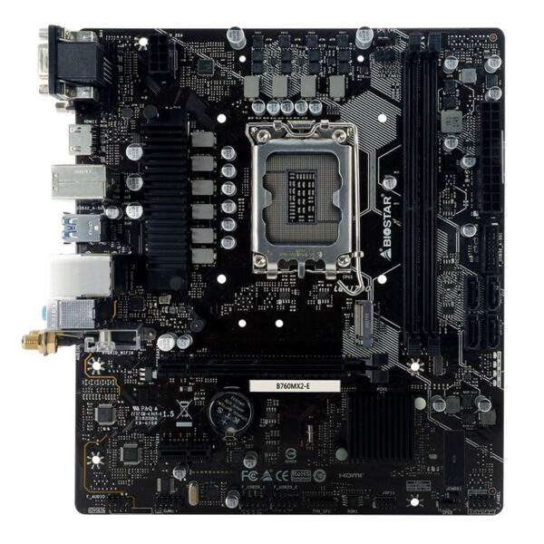 PLACA BIOSTAR B760M X2-E LGA 1700 - Imagen 2