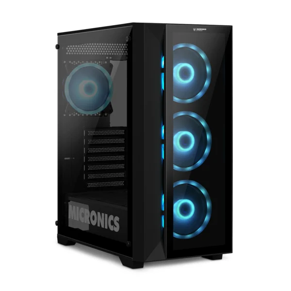 CASE GAMER MICRONICS WARRIOR MIC CG803W 4FAN ARGB