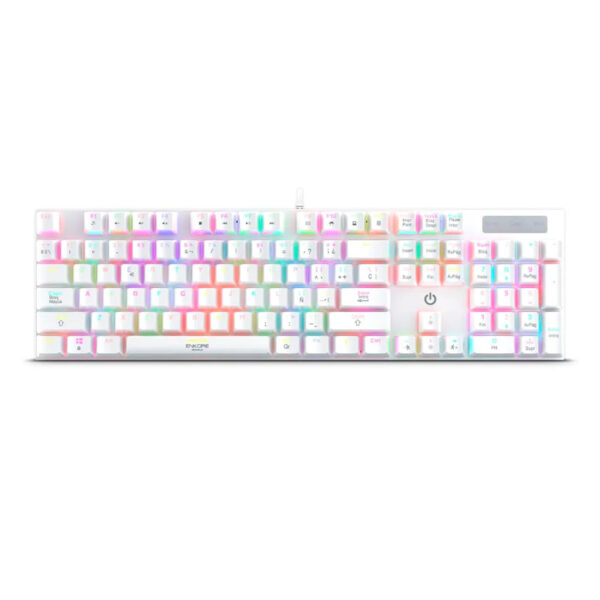 TECLADO MECANICO ENKORE ROYALE ENK1003 WHITE RGB