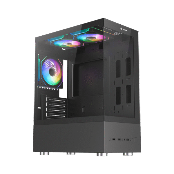 CASE GAMER HALION BUFFALO CR41 3FAN ARGB FUENTE 500W