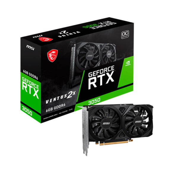 TARJETA DE VIDEO MSI, RTX 3050 6GB VENTUS OC GDDR6