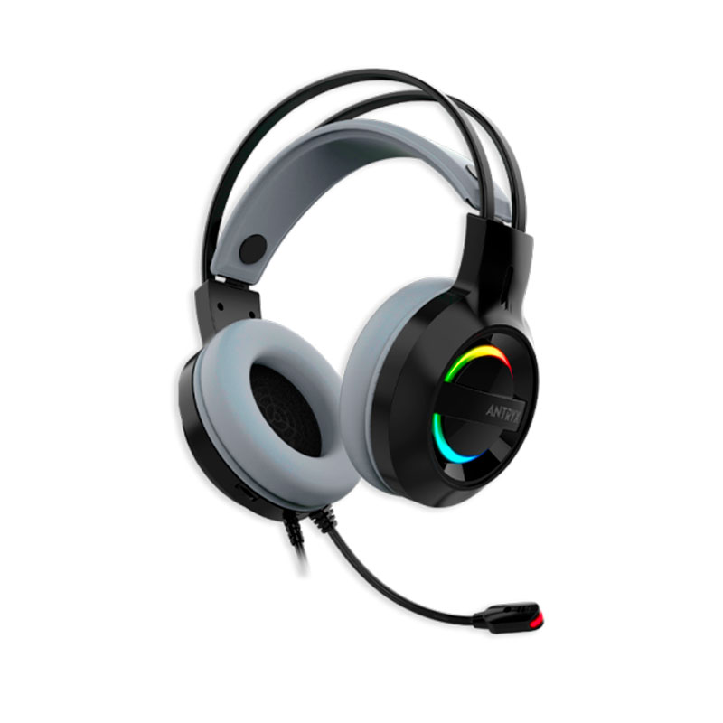 AUDIFONO MICROFONO ANTRYX IRIS-K GRAY, 7.1 VIRTUAL - Imagen 3