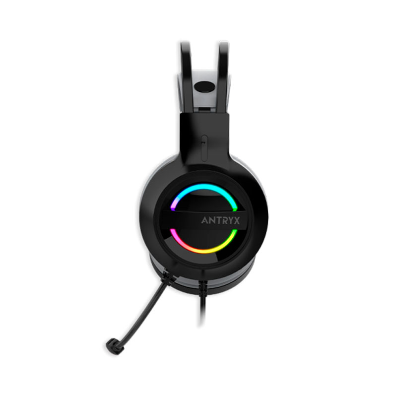 AUDIFONO MICROFONO ANTRYX IRIS-K GRAY, 7.1 VIRTUAL - Imagen 4