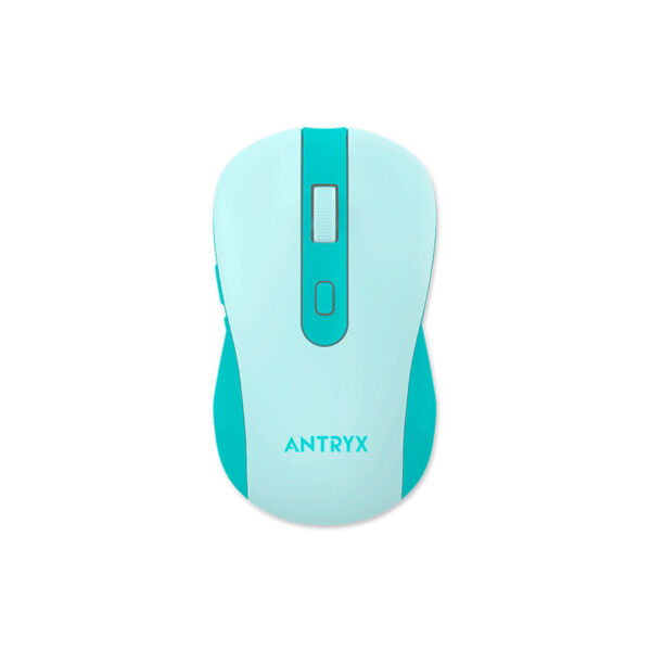 KIT WIRELESS TECLADO + MOUSE ANTRYX WS-970 GREEN, HOLDER SLOT - Imagen 3