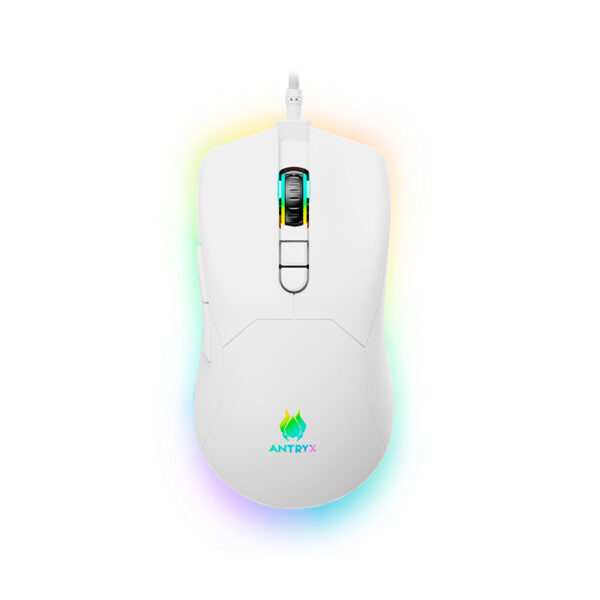 KIT GAMING TECLADO MECANICO + MOUSE ANTRYX GC-3100 WHITE, RED SWITCH - Imagen 3