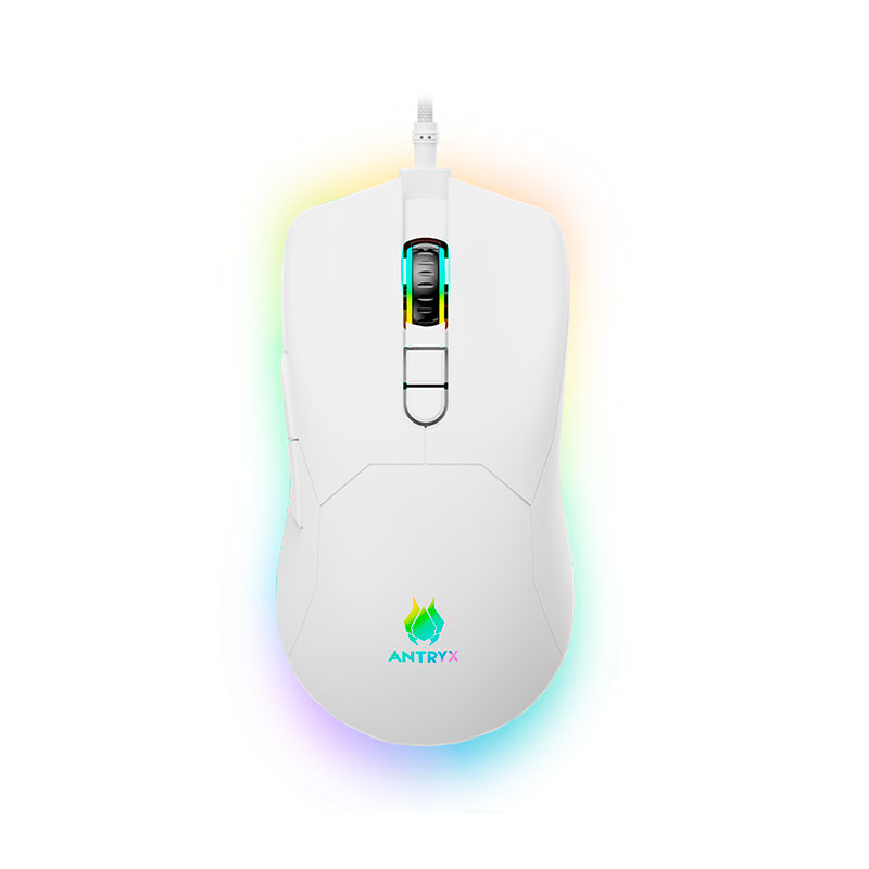 KIT GAMING AUDIFONO + TECLADO + MOUSE ANTRYX GC-3100 X3 WHITE, RED - Imagen 4