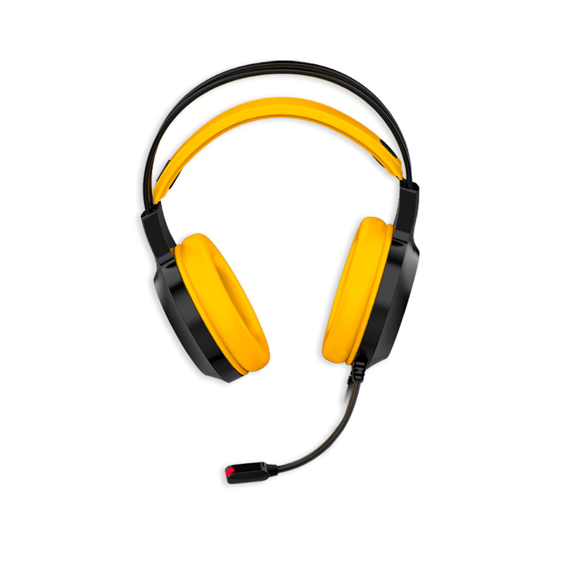 AUDIFONO MICROFONO ANTRYX IRIS-K YELLOW, 7.1 VIRTUAL, USB - Imagen 3