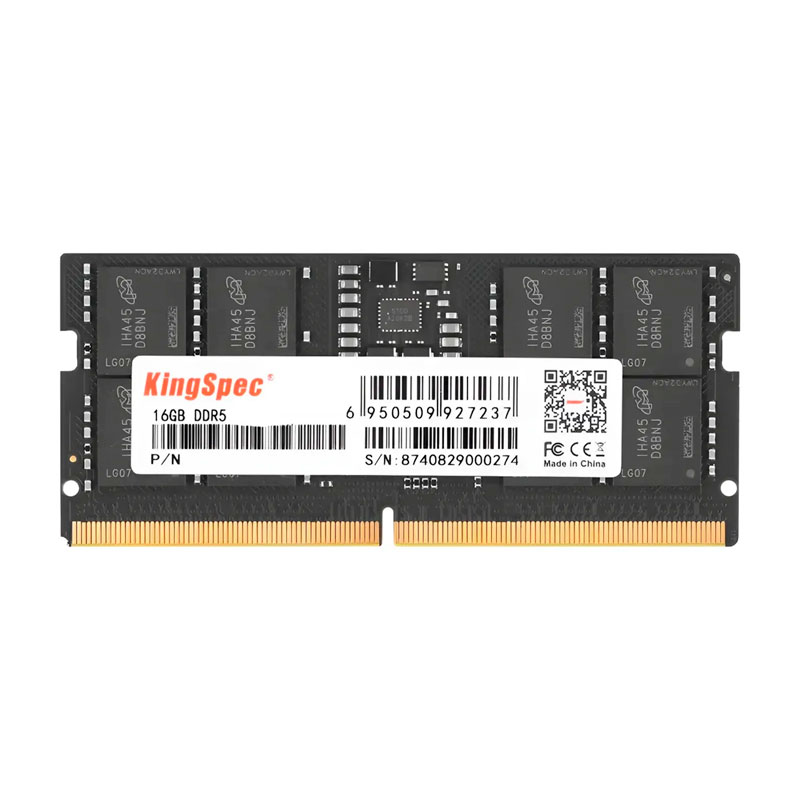 MEMORIA RAM (LAPTOP) KINGSPEC SODIMM DDR5 16GB 5200MHZ