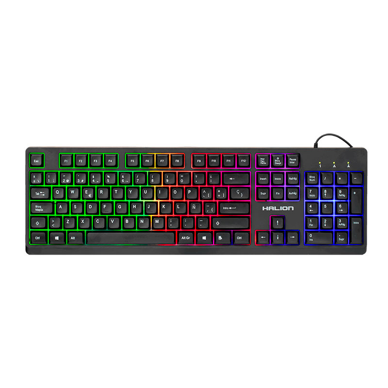 COMBO GAMER HALION HA-K430C LOTUS TECLADO + MOUSE + PAD + AUDFIONO + PAD - Imagen 4