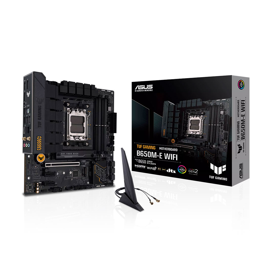 Placa Madre ASUS TUF GAMING B650M-E WIFI, Chipset AMD B650, AMD Socket AM5, mATX