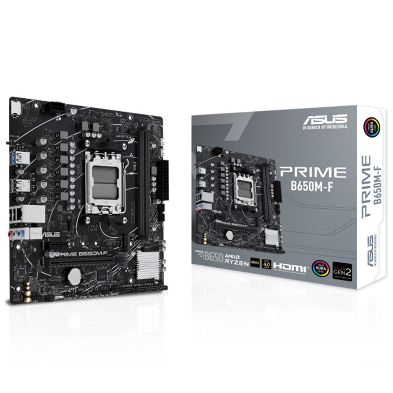 PLACA MADRE ASUS, B650M-F AM5, DDR5, 96GB