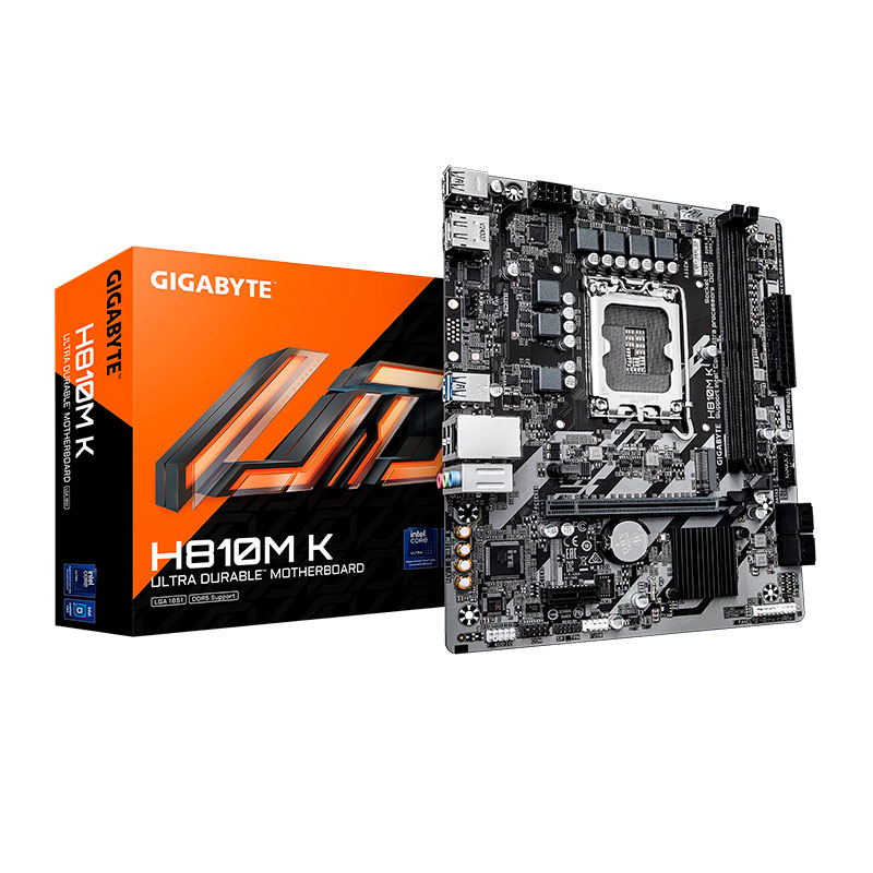 PLACA MADRE GIGABYTE H810M K S/V/L DDR5