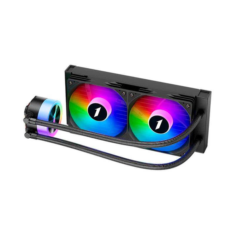 REFRIGERACIÓN LÍQUIDA 1STPLAYER TS1 240 THUNDERSTORM BLACK, TDP: 270W , ARGB - Imagen 3