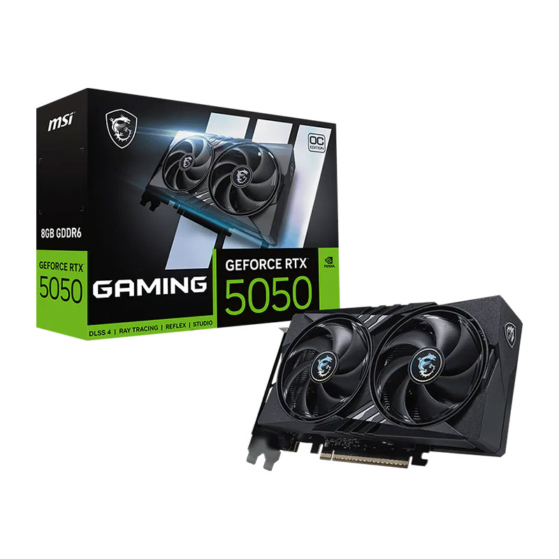Tarjeta de video MSI GeForce RTX 5050 8G GAMING OC, 8 GB GDDR6, PCIe 5.0