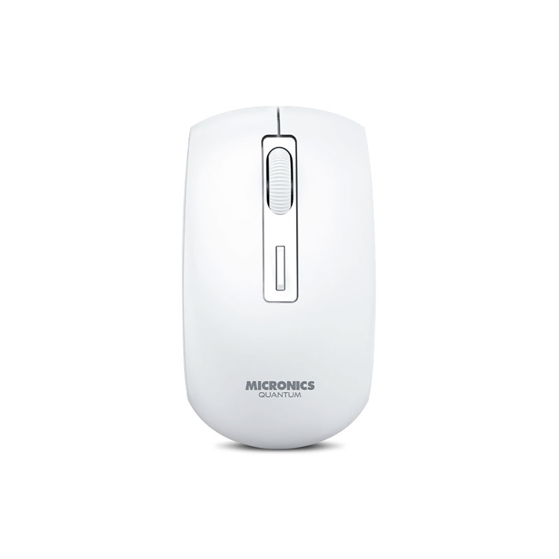 KIT QUANTUM WHITE MIC WT813W TECLADO + MOUSE WIFI MICRONICS - Imagen 3